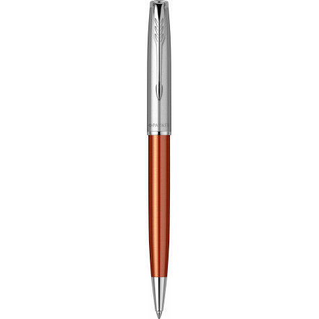 Ручка шариковая Parker SONNET Essentials Metal & Orange Lacquer CT BP 83 032