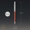 Ручка шариковая Parker SONNET Essentials Metal & Orange Lacquer CT BP 83 032