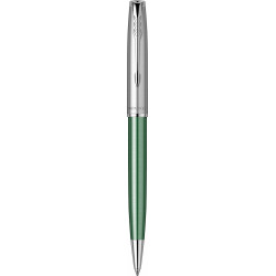 Ручка шариковая Parker SONNET Essentials Metal & Green Lacquer CT BP 83 332