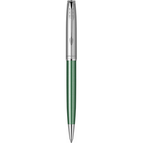 Ручка кулькова Parker SONNET Essentials Metal & Green Lacquer CT BP 83 332