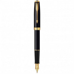 Ручка перьевая Parker SONNET Lacquer Black GT FP F 85 812