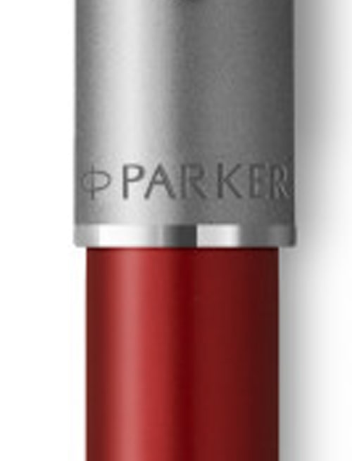 Ручка перьевая Parker SONNET Essentials Metal & Red Lacquer CT FP F 83 611